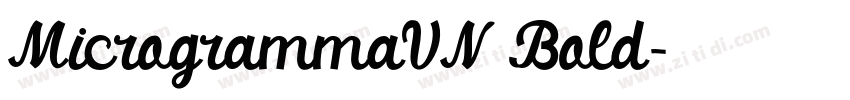 MicrogrammaVN Bold字体转换 MicrogrammaVN Bold字体转换